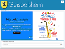 Tablet Screenshot of geispolsheim.fr